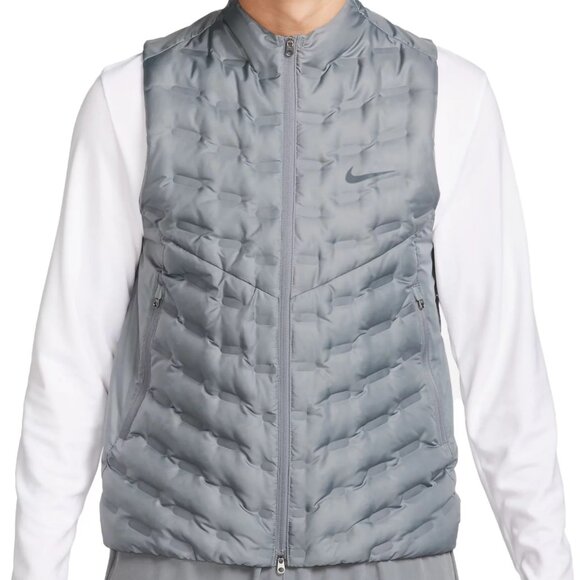 Nike Men’s Therma-FIT ADV Repel AeroLoft Down Running Vest FB7542-084, Size 2XLT - Picture 2 of 16